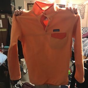 Orange Patagonia Fleece